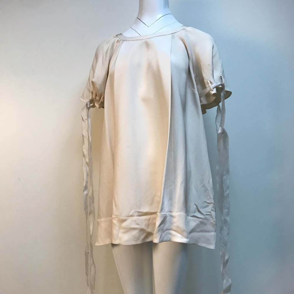 vintage Alice Roi creamy white baby doll dress
